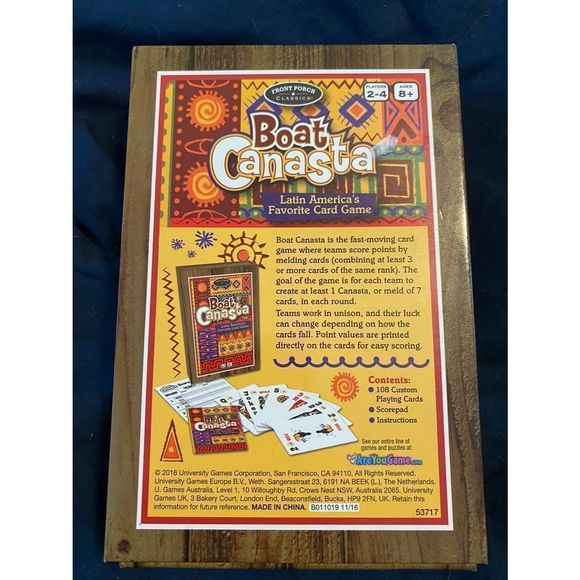 Boat canasta card game new - sealed cards - Picture 3 of 3